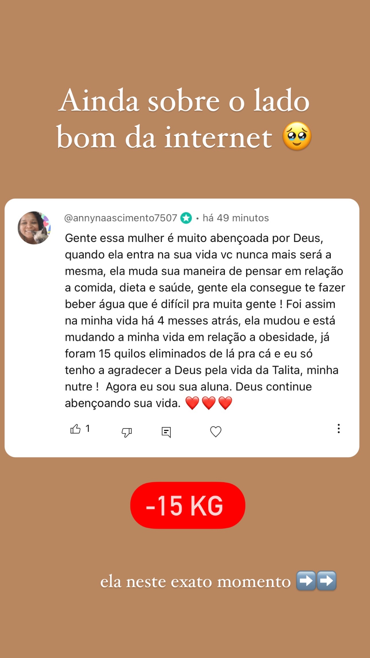 Depoimento real de aluna 4