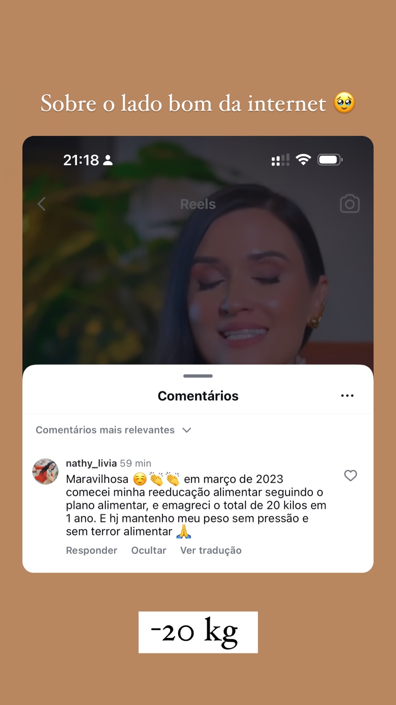 Depoimento real de aluna 6